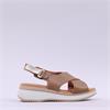 Oh My Sandals Cross Strap Slingback - Taupe